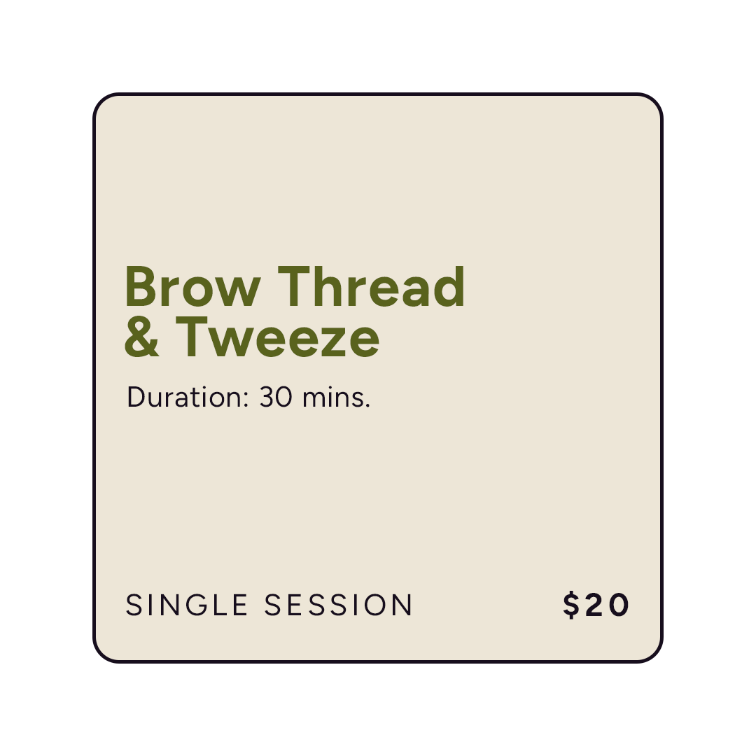 Brow Thread & Tweeze Trial