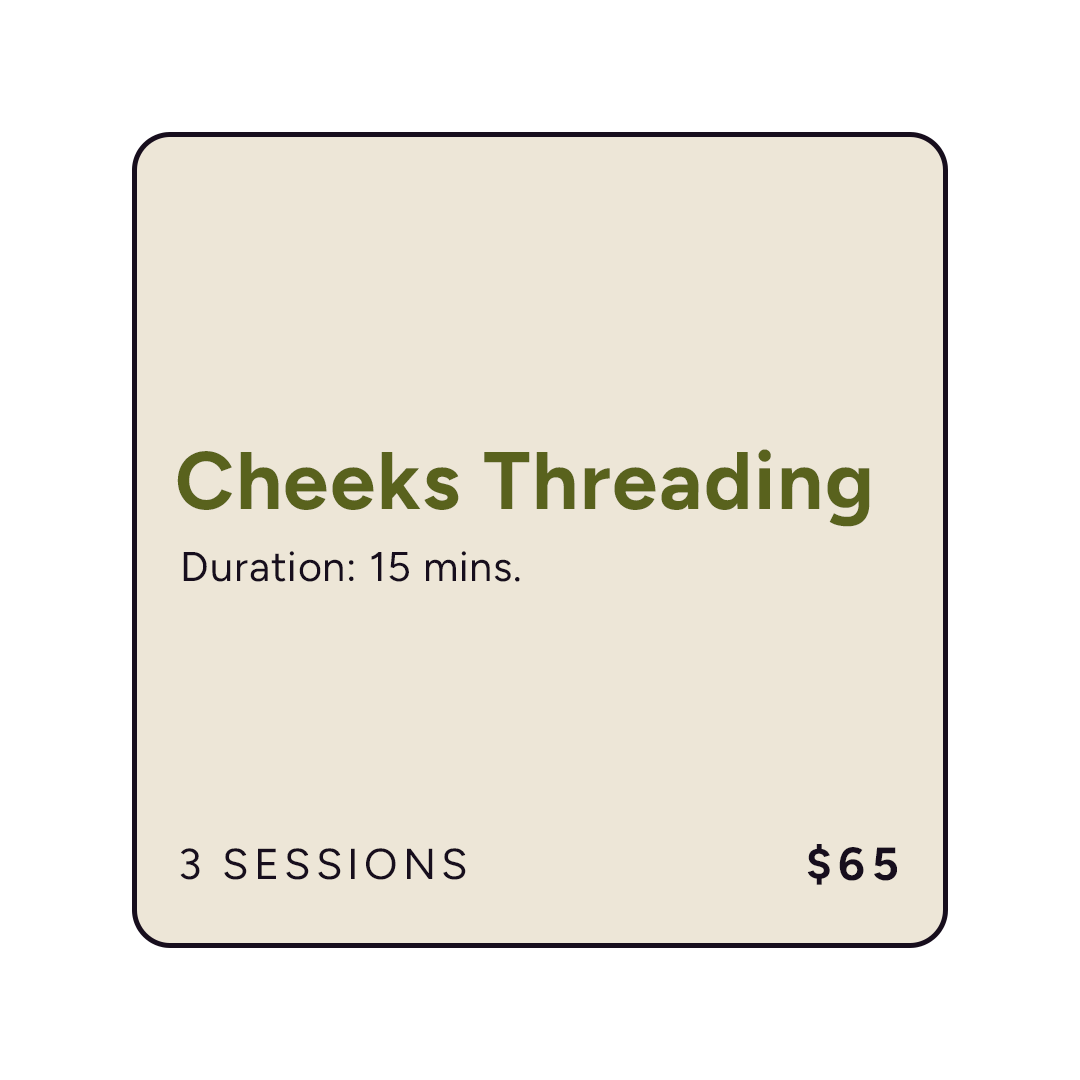 Cheeks Threading