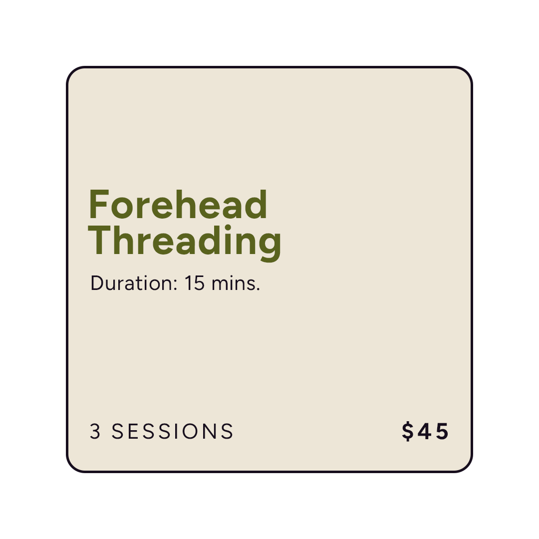 Forehead Threading