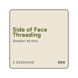 Side of Face Threading