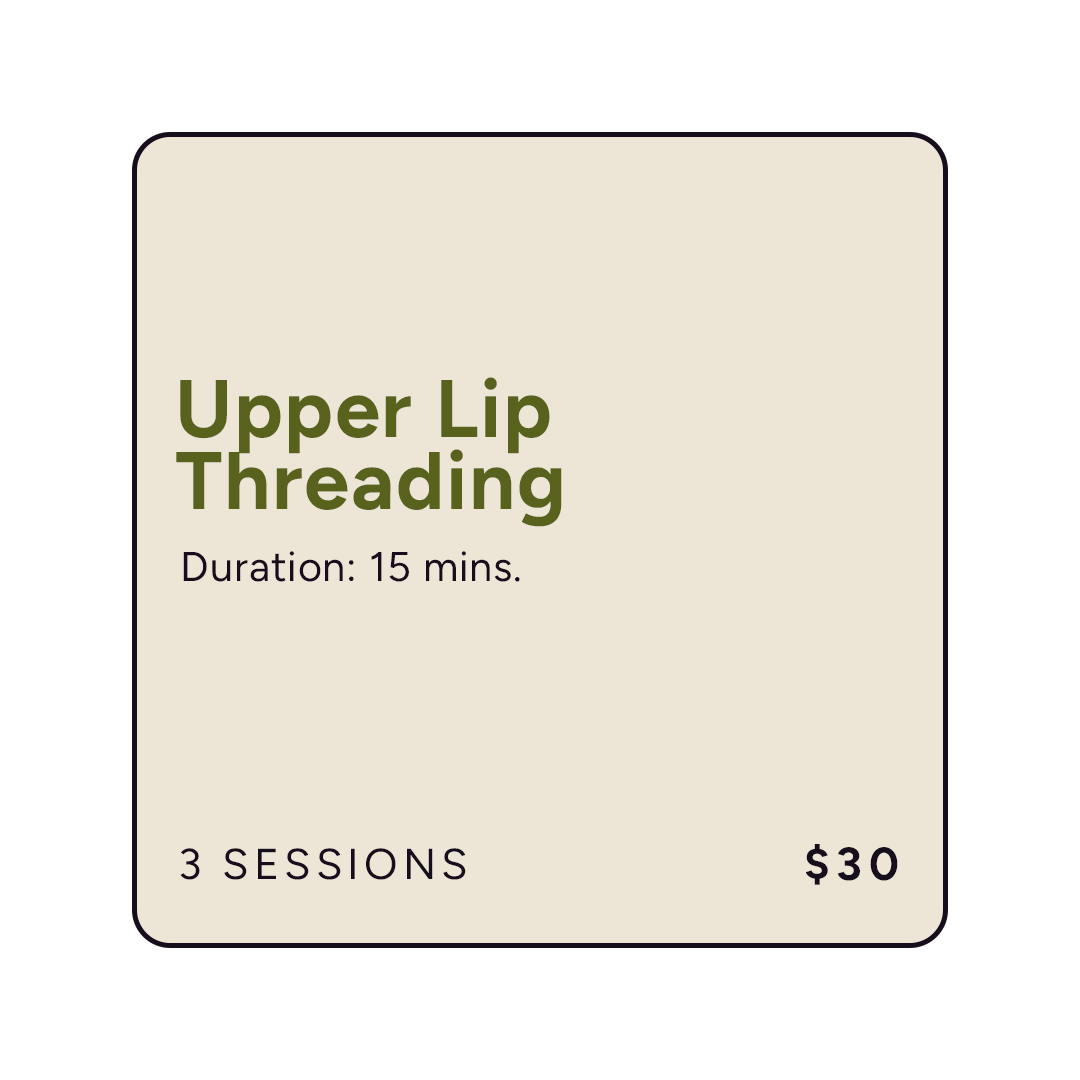 Upper Lip Threading