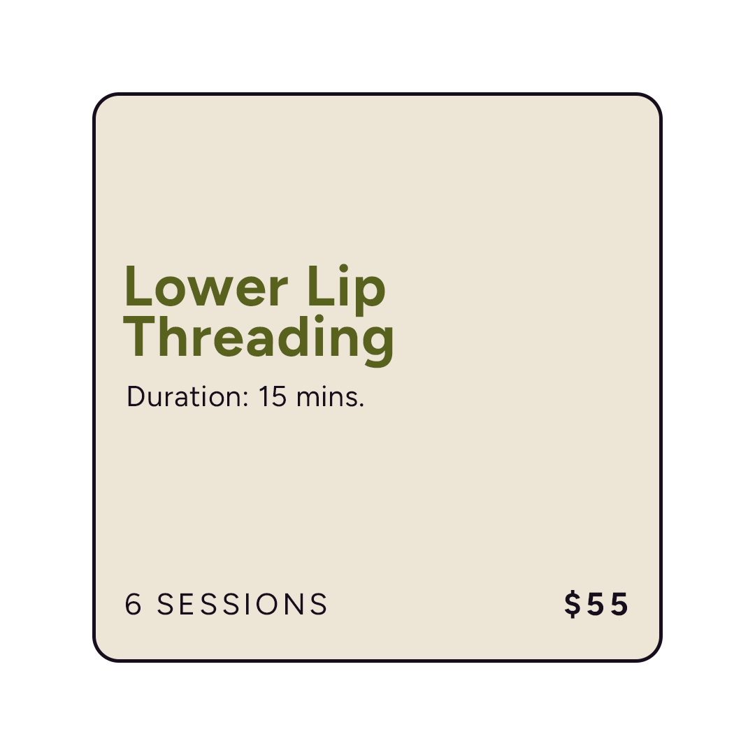 Lower Lip Threading