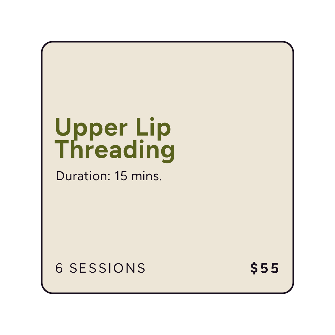 Upper Lip Threading