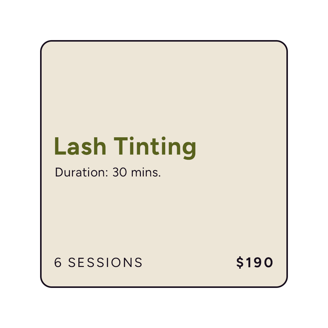 Lash Tinting