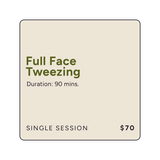 Full Face Tweezing