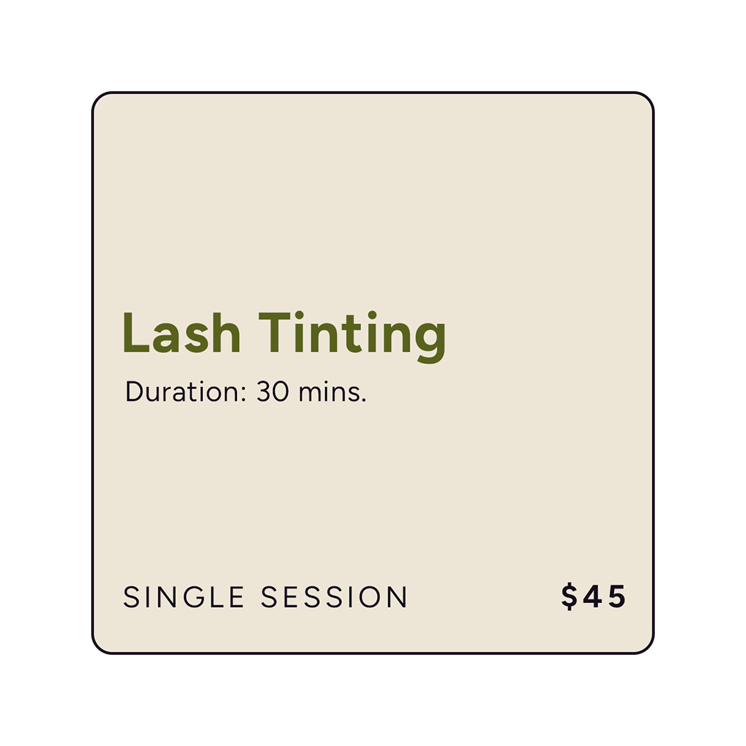 Lash Tinting
