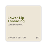 Lower Lip Threading
