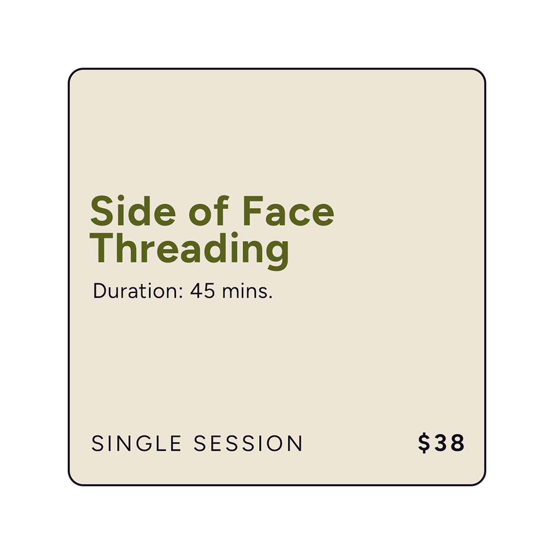 Side of Face Threading
