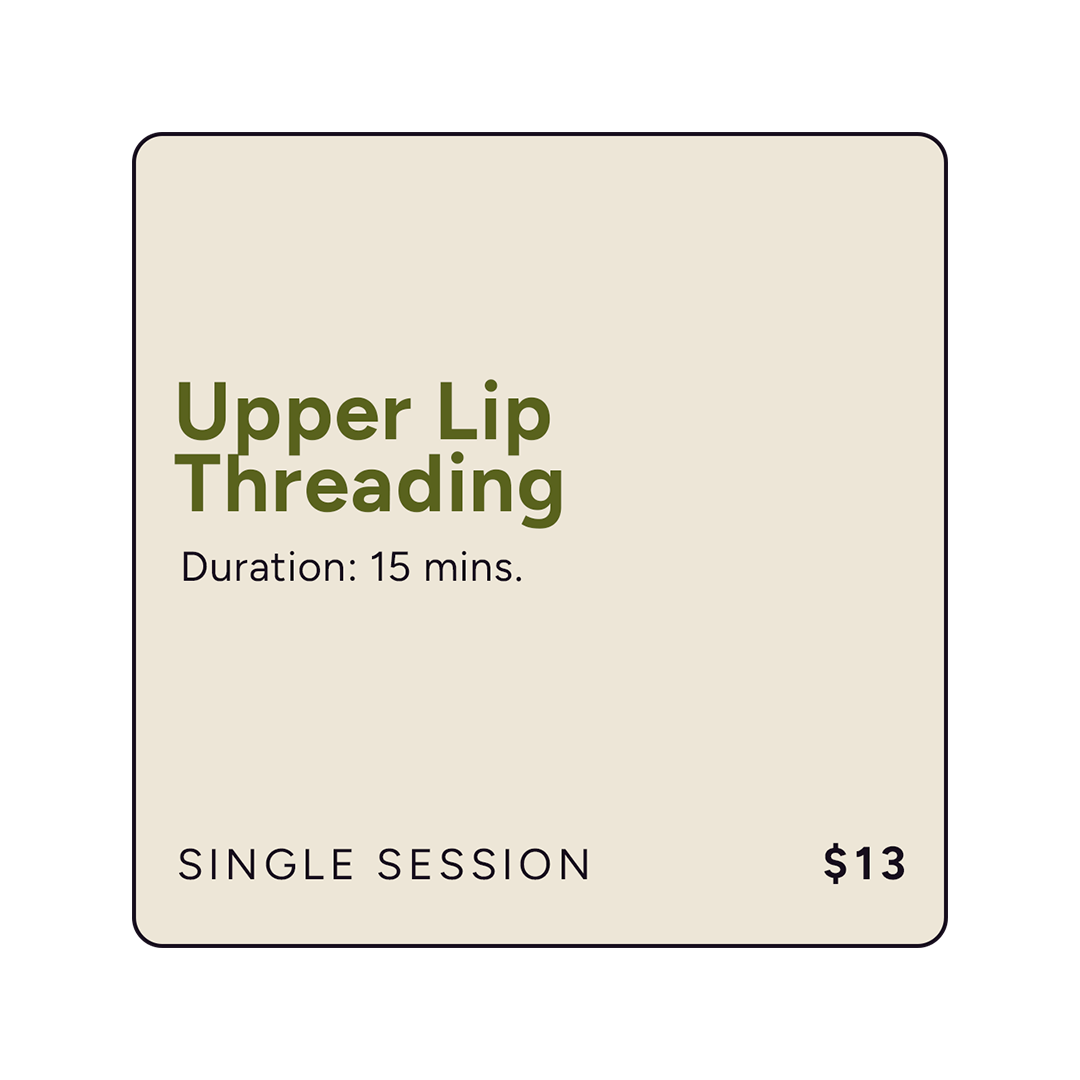 Upper Lip Threading